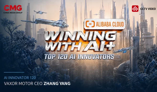 Zhang Yang, CEO di VAXOR MOTOR, selezionato tra 120 innovatori di intelligenza artificiale nella seconda stagione di Win in AI+
